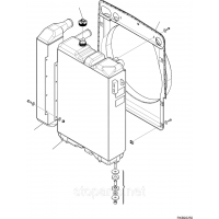 RADIATOR ASSEMBLY WITH INTERCOOLER 42N-03-11873, 42N0311873 KOMATSU